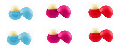

Blue Heaven lip bomb pack of 6 cocoa butter, strawberry, bubble gum(48 g)