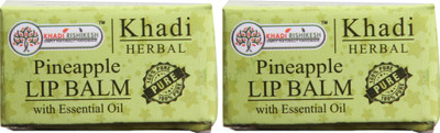 

Khadi Rishikesh Herbal Pack of 2 Lip Balm Pineapple(Pack of: 2, 8 g)