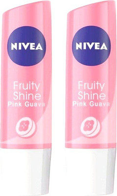 

Nivea Fruity Shine Pink Guava(Pack of: 2, 9.6 g)