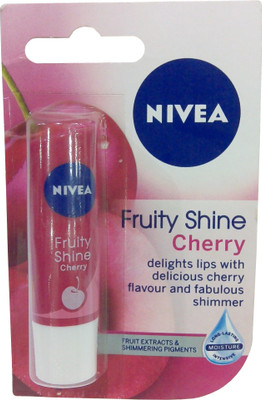 

Nivea Fruity Shine Cherry Lip Balm Cherry(Pack of: 1, 4.8 g)