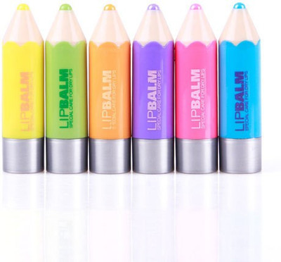

Luv-Li Soft Lips Flavour Lemon, Apple, Strawberry, Mint, Orange, Blueberry(Pack of: 6, 2.3 g)