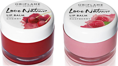 

Oriflame Sweden Love nature lip balms set cherry, raspberry(Pack of: 2, 14 g)