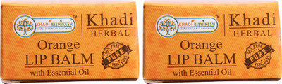 

Khadi Rishikesh Herbal Pack of 2 Lip Balm Orange(Pack of: 2, 8 g)