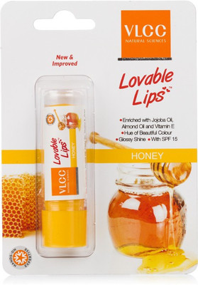 

VLCC Lovable Lips Balm Honey(Pack of: 1, 4.5 g)