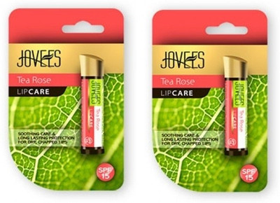 

Jovees Tea Rose Lip Care Pack Of 2 Tea, Rose(Pack of: 2, 8 g)