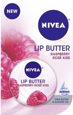 

Nivea Lip Butter Carded Tin Raspberry Rose Kiss(Pack of: 1, 16.7 g)