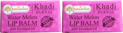 

Khadi Rishikesh Herbal Pack of 2 Lip Balm Water Melon(Pack of: 2, 8 g)