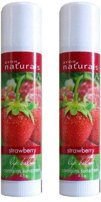

Avon Natural Strawberry Lip Balm (Set of 2 of 4.5g each) Strawberry(Pack of: 2, 9 g)