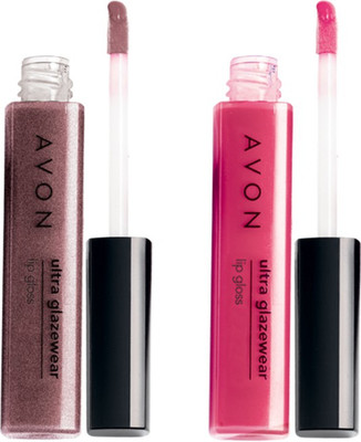 

Avon Ultra Glazewear Lip Gloss (set of 2 of 6.5 g each)(13 g, pink watermelon, shimmered brown)