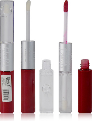 

Glam 21 2in1 Longlasting Waterproof Red Lip Gloss Pack of 1(11 g, LG-19)