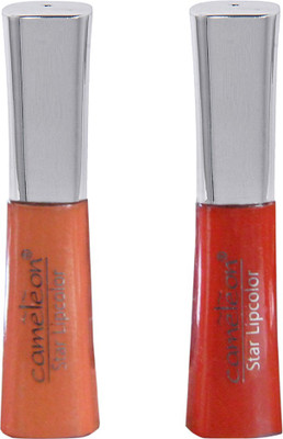 

Cameleon Star Lipgloss Combo Pack in Neon Colors(10 ml, Red Orange - 65)