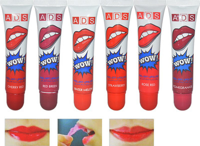 

ADS Multi Flavour Peel Off Lip Gloss Pack Of 6(4 g, GTSH)