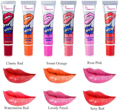 

Glamdoll Waterproof Long Lasting Peel Off Mask Lip Color Gloss(15 g, multi)