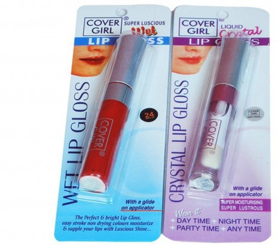 

Cover Girl Lip Gloss (Red & Natural) Set of 2(20 g, Multicolour)