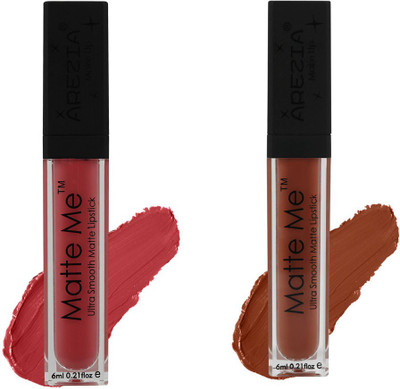 

Arezia Matte Me Combo(12 ml, Rich Coffee, Gajri Pink)
