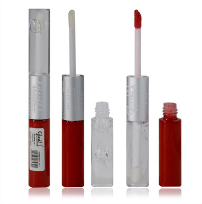 

Glam 21 2in1 Longlasting Waterproof Red Lip Gloss Pack of 1(11 g, LG-02)