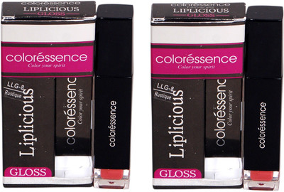

Coloressence Liplicious Gloss Rustique (Pack of 2)(6 ml, Rustique LLG-8)