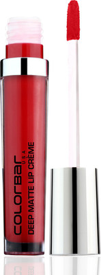 Colorbar Deep Matte Lip Crème(6 ml, Deep Red)