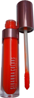

Sivanna Neon Stay Luxurious lip Gloss(4 g, Orange 11)