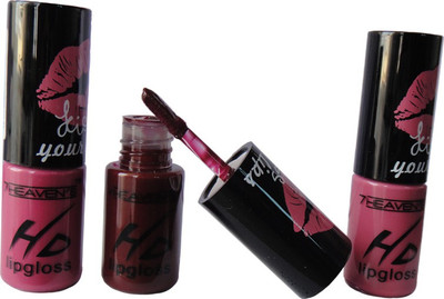 

7 Heaven's HD Longlasting Lip Gloss Set of 3(9 g, Multicolor)
