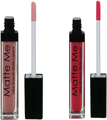 

Arezia Matte Me Combo(12 ml, Nude, Vivid Red)