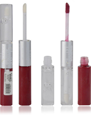 

Glam 21 2in1 Longlasting Waterproof Maroon Lip Gloss Pack of 1(11 g, LG-18)