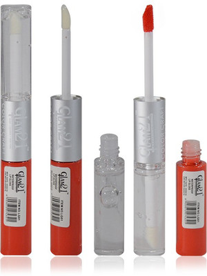 

Glam 21 2in1 Longlasting Waterproof Orange Lip Gloss Pack of 1(11 g, LG-04)