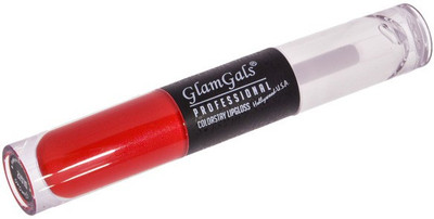 

GlamGals Matte & Glossy Colour Stay Dual Lip gloss(8 ml, Red)