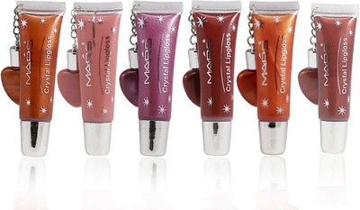 

Mars Multi Fashion Color Crystal Lipgloss Pack of 6-AGPH(18 g, Multi)