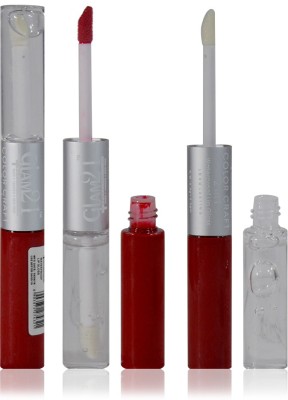 Flipkart - Glam 21 2in1 Longlasting Waterproof Red Lip Gloss Pack of 1(11 g, LG-03)