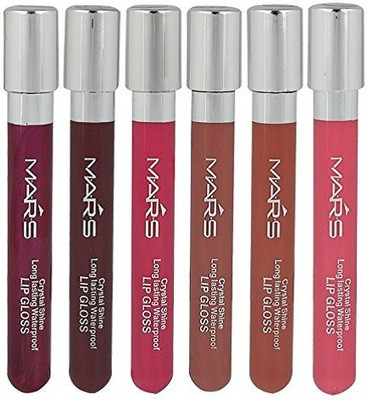 

Mars Non-Transfer Lip Gloss (6pcs)(48 G, Multi)