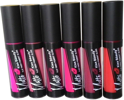 

Kiss Beauty Pigmented Lip Gloss(48 ml, Multicolour)