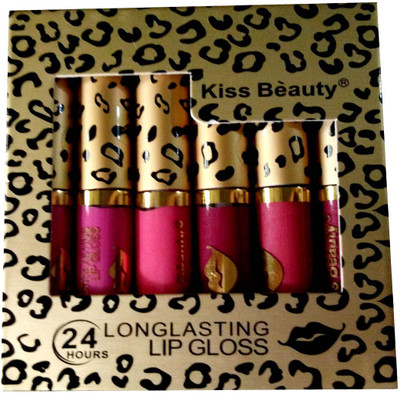 

Kiss Beauty Long Lasting LipGloss set 12SDW(10 g, Multicolor)