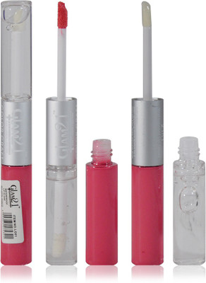

Glam 21 2in1 Longlasting Waterproof Pink Lip Gloss Pack of 1(11 g, LG-22)