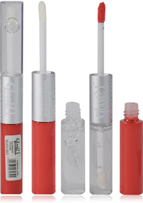 

Glam 21 2in1 Longlasting Waterproof PInk Lip Gloss Pack of 1(11 g, LG-09)