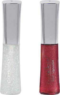 

Cameleon Star Lipgloss Combo Pack in Shimmer Colors(10 ml, Silver Cherry - 37)