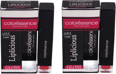 

Coloressence Liplicious Gloss Luxe (Pack of 2)(6 ml, Luxe LLG-3)