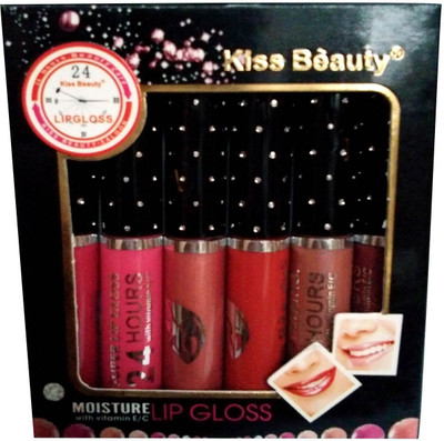 

Kiss Beauty Long Lasting LipGloss set 12BKJF(10 g, Multicolor)