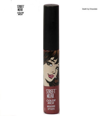 

Street Wear Color Rich Mega Shine Lip Gloss(7 ml, Death By Chocolate- 4,)
