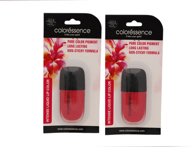

Coloressence Intense Liquid Lip Color - Flirty Fuschia-(Pack of 2)(8 ml, Flirty Fuschia)