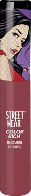 

Street Wear Color Rich Mega Shine Lip Gloss - Just Plum(7 ml, Just Plum)