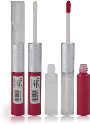

Glam 21 2in1 Longlasting Waterproof Pink Lip Gloss Pack of 1(11 g, LG-10)