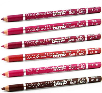 

Color Fever Red Colour Lip Liner Pencil 00 268(Multicolor,)