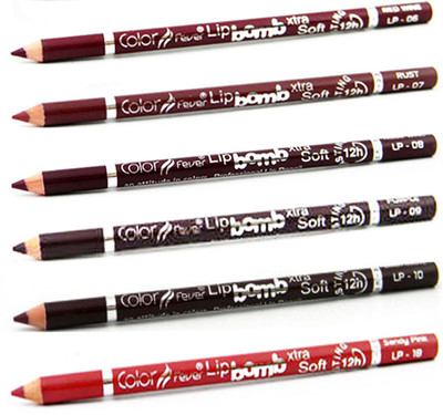 

Color Fever Red Colour Lip Liner Pencil 00 118(Multicolor,)
