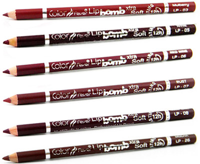 

Color Fever Purple Colour Lip Liner Pencil 00 34(Multicolor,)