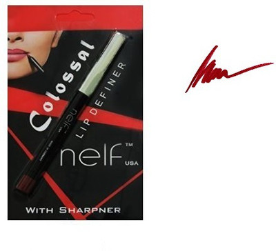 

Nelf Colosal LipDefiner With Sharpener,Burgendy(Red)