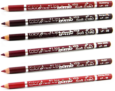 

Color Fever Red Colour Lip Liner Pencil 10(Multicolor,)