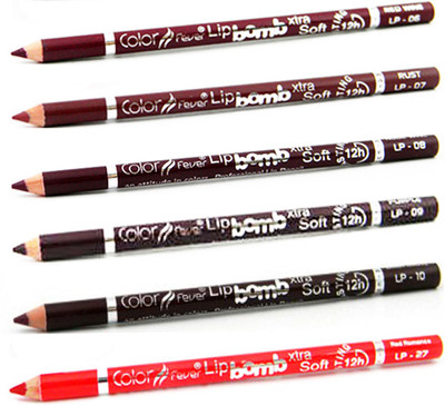 

Color Fever Purple Colour Lip Liner Pencil 124(Multicolor,)