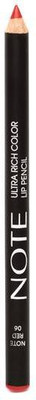 

Note Ultra Rich Color Lip Pencil No* 06 Note Red(Note Red)