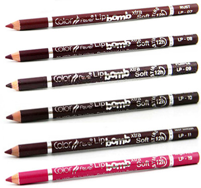 

Color Fever Red Colour Lip Liner Pencil 00 151(Multicolor,)